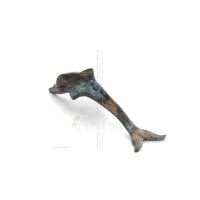 Dolphin: symbol of freedom, joy, strength, harmony 3x14cm Full body statue Bronze decoration Bronze 2 - grifon.se 