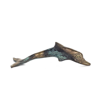 Dolphin: symbol of freedom, joy, strength, harmony 3x14cm Full body statue Bronze decoration Bronze 4 - grifon.se 