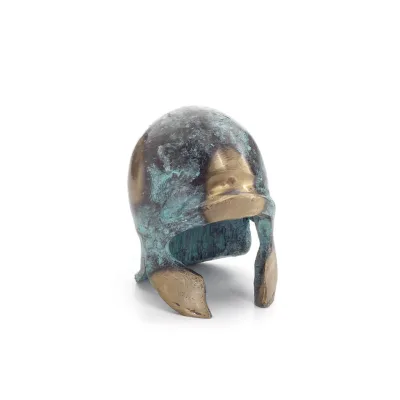 Headdress, from the ancient and medieval mini soldiers, Bronze decoration, ancient Greece Bronze 6 - grifon.se 