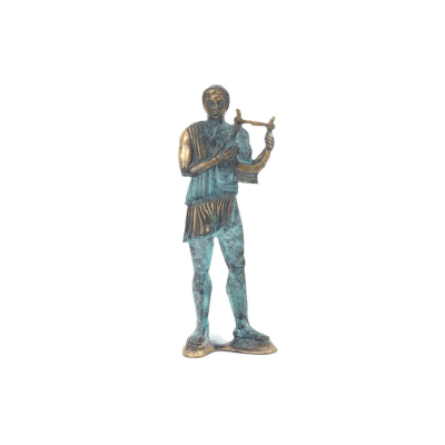 Apollo or Apollonas, the god of music, light, and protector of the arts, n3 23x8cm Full-body statue, Bronze decorative Bronze 1 