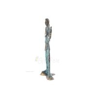 Apollo or Apollonas, the god of music, light, and protector of the arts, n3 23x8cm Full-body statue, Bronze decorative Bronze 2 