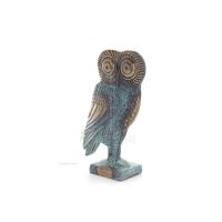 Owl or Glaucus 17cm Full body statue Bronze decoration Bronze 2 - grifon.se 
