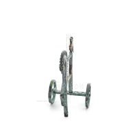 Αθηνά ή Αθάνα ή Αθήνη: Η θεά της σοφίας 11εκ σε άρμα με περικεφαλαία και μια κουκουβάγια στο χέρι της, Ολόσωμο άγαλμα Μπρούτζινο