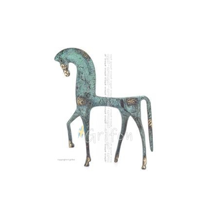 Horse or Steed: irrational, silent yet full of fire, energy, motion, 20cm, statuette, bronze decorative Bronze 1 - grifon.se 