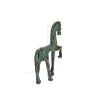 Bucephalus, Alexander den stores häst, symboliserar odelad vänskap, 12 cm, statyett med bas, bronsdekoration Brons 3 - grifon.se