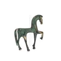 Bucephalus, Alexander den stores häst, symboliserar odelad vänskap, 12 cm, statyett med bas, bronsdekoration Brons 4 - grifon.se
