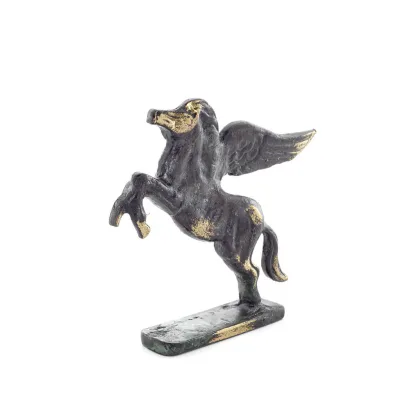 Pegasus, symbol för frihet, energi och inspiration, 9cm, statyett med bas, dekorativ brons Brons 5 - grifon.se 