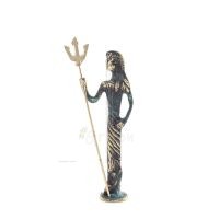 Poseidon: God of the Sea, Earthquakes, Earth, Storms and Reasons 15x5cm Full Body Statue Bronze Ornament Bronze 1 - grifon.se 
