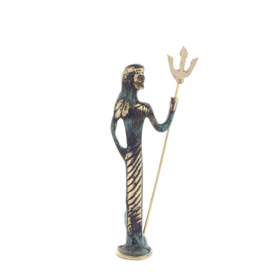 Poseidon: God of the Sea, Earthquakes, Earth, Storms and Reasons 15x5cm Full Body Statue Bronze Ornament Bronze 4 - grifon.se 