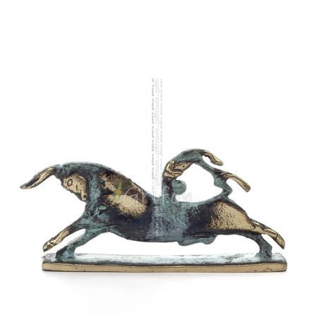 Bullfighting, competition in the Minoan civilization 6x13cm Full body statue Bronze decorative Bronze 1 - grifon.se
