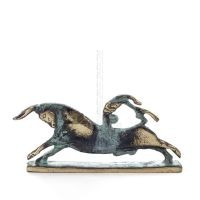 TjurfÃ¤ktning, tÃ¤vling i den minoiska civilisationen 6x13cm Helkroppsstaty Brons dekorativ Brons 1 - grifon.se 