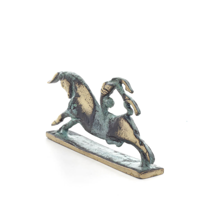 TjurfÃ¤ktning, tÃ¤vling i den minoiska civilisationen 6x13cm Helkroppsstaty Brons dekorativ Brons 2 - grifon.se 