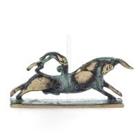 Bullfighting, competition in the Minoan civilization 6x13cm Full body statue Bronze decorative Bronze 4 - grifon.se 