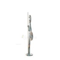 Athena eller Athana eller Athene: Vishetens gudinna 23cm med spjut, hjÃ¤lm och skÃ¶ld med en uggla Helkroppsstaty Bronsdekoration 