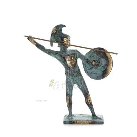 Leonidas: The King of Sparta 15x12cm helkroppsstaty Brons Ornament, antikens Grekland Brons 1 - grifon.se 
