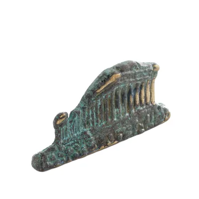 Parthenon, Akropolis i Aten: Gudinnan Athenas tempel 3x7 cm helkroppsstaty Bronsprydnad Brons 6 - grifon.se 