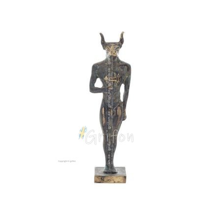 Minotaur: Plasma, the son of Pasiphae queen of Knossos Minoan era standing full length 18cm statue Bronze decorative Bronze 1 - 