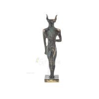 Minotaur: Plasma, the son of Pasiphae queen of Knossos Minoan era standing full length 18cm statue Bronze decorative Bronze 4 - 