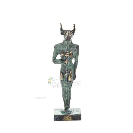 Minotaur: Plasma, the son of Pasiphae queen of Knossos Minoan era standing full length 15cm statue Bronze decorative Bronze 1 - 