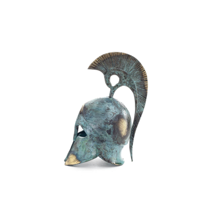 Περικεφαλαία, από τους αρχαίους και οι μεσαιωνικοί στρατιώτες 16x7εκ Μπρούτζινο διακοσμητικό, αρχαία Ελλάδα Μπρούτζινα 3 - grifo