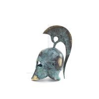 Περικεφαλαία, από τους αρχαίους και οι μεσαιωνικοί στρατιώτες 16x7εκ Μπρούτζινο διακοσμητικό, αρχαία Ελλάδα Μπρούτζινα 4 - grifo