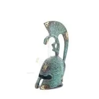 Huvudbonad, från antika och medeltida soldater 12x6cm Brons prydnad, antikens Grekland Brons 2 - grifon.se 
