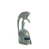 Headdress, from ancient and medieval soldiers 12x6cm Bronze ornament, ancient Greece Bronze 6 - grifon.se 