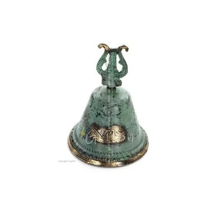 Klocka stor 12x6cm Helkroppsstaty Bronsdekoration Brons 1 - grifon.se 