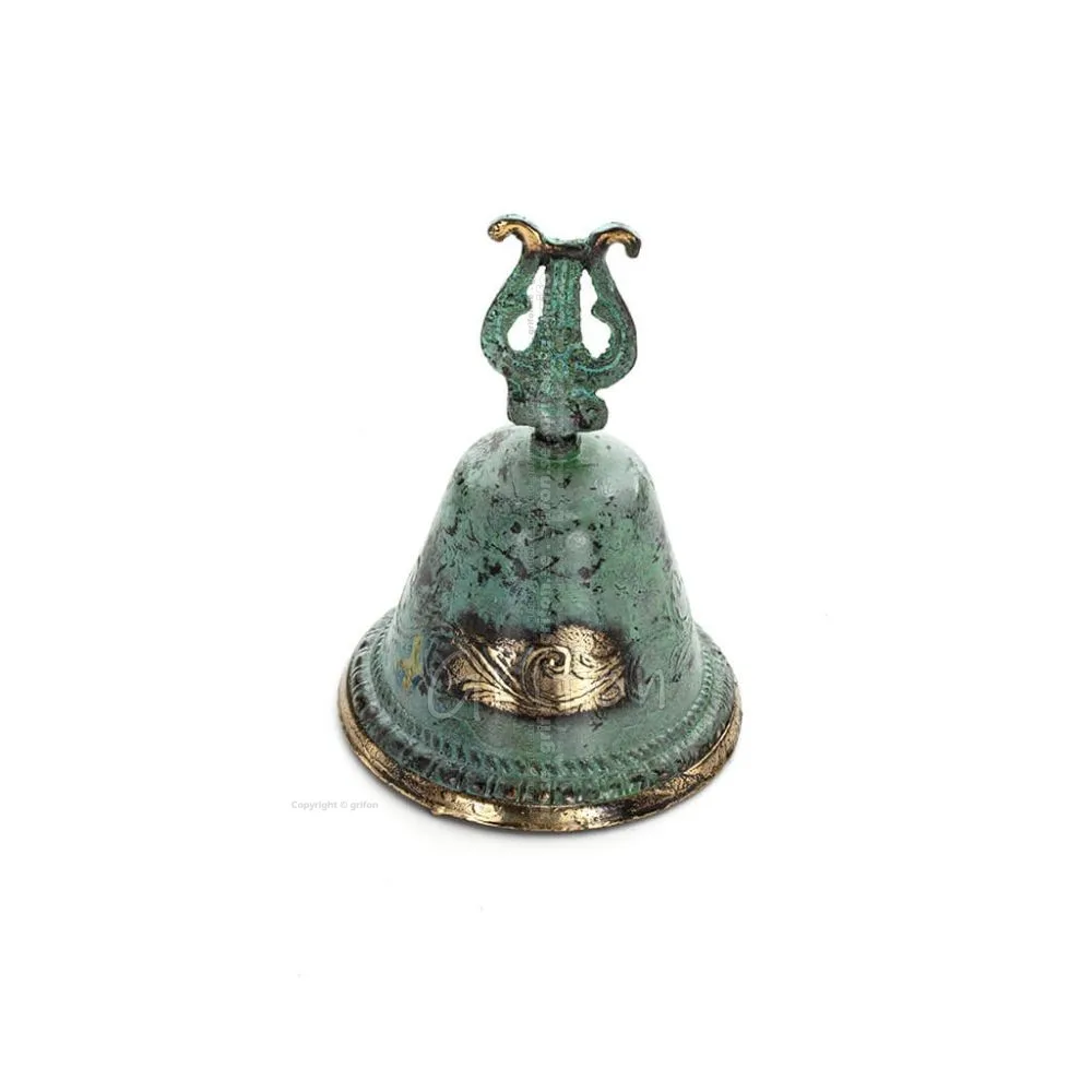 Klocka stor 12x6cm Helkroppsstaty Bronsdekoration Brons 1 - grifon.se 