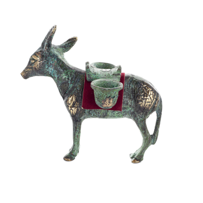 Donkey: Symbol of Endurance and Humility 9x10cm Full Body Statue Bronze Ornament Bronze 1 - grifon.se 