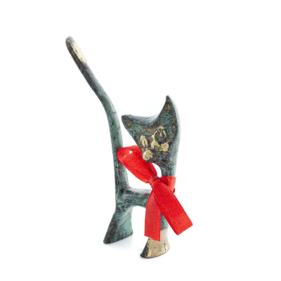 Cat, Kitten: Symbol of Femininity, Eternity & Hell 7x4cm Full Body Statue Bronze Ornament Bronze 5 - grifon.se 