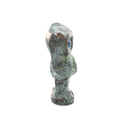 Owl or Glaucus: the sacred bird, symbol of wisdom, prudence, 6cm Full body statue Bronze decoration Bronze 4 - grifon.se 