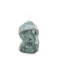 Uggla eller Glaucus: den heliga fågeln, symbol för visdom, försiktighet, mini 2,5x2cm helkroppsstaty Dekorativ brons Brons 4 - g