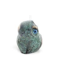 Owl or Glaucus: the sacred bird, symbol of wisdom, prudence, small 4x3cm Full body statue Bronze decoration Bronze 4 - grifon.se