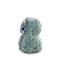 Uggla eller Glaucus: den heliga fågeln, symbol för visdom, försiktighet, mini 3x2,5 cm helkroppsstaty Bronsdekoration Brons 2 - 