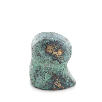 Uggla eller Glaucus: den heliga fågeln, symbol för visdom, försiktighet, mini 3x2,5 cm helkroppsstaty Bronsdekoration Brons 3 - 