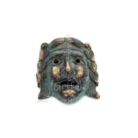 Mask 8cm Full body statue Bronze decoration Bronze 1 - grifon.se 