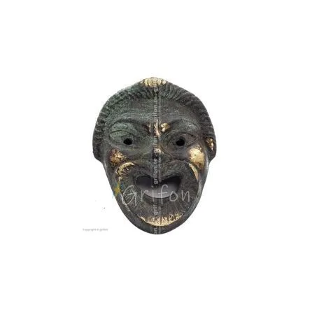 Mask 8cm Full body statue Bronze decoration Bronze 1 - grifon.se 