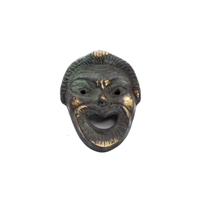 Mask 8cm Full body statue Bronze decoration Bronze 1 - grifon.se 