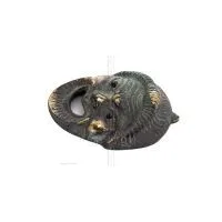 Mask 8cm Helkroppsstaty Bronsdekoration Brons 2 - grifon.se 