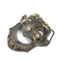 Mask 12cm Full body statue Bronze decoration Bronze 2 - grifon.se 