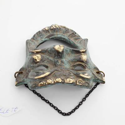 Mask 12cm Full body statue Bronze decoration Bronze 4 - grifon.se 