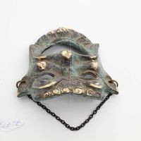 Mask 12cm Helkroppsstaty Bronsdekoration Brons 4 - grifon.se 