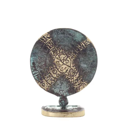 Phaistos Disc: The Unsolved Mystery, 8cm Bronze Ornament, Minoan Civilization, Ancient Greece Bronze 4 - grifon.se 