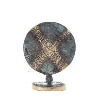 Phaistos Disc: The Unsolved Mystery, 8 cm bronsprydnad, minoisk civilisation, antikens Grekland Brons 4 - grifon.se 