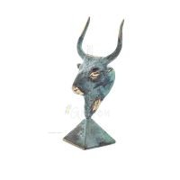 Minotaur: Queen Pasiphaes son, Bull head, bull head 20cm Bust, decorative statue, Minoan civilization Bronze 2 - grifon.se 