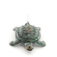 Turtle in ashtray with lid 12x9.7cm Ashtray, Brass decoration Bronze 4 - grifon.se 