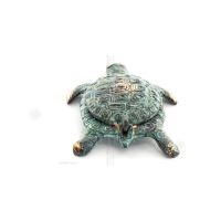 Turtle in an ashtray with a lid 8x6cm Ashtray Bronze 2 - grifon.se 