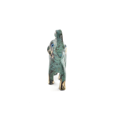Elephant: symbol of strength, protection, wisdom and good luck 9x8cm Full Body Statue Bronze Ornament Bronze 6 - grifon.se 
