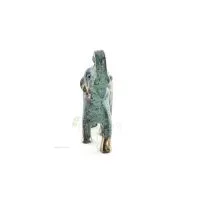 Elephant: symbol of strength, protection, wisdom and good luck 9x8cm Full Body Statue Bronze Ornament Bronze 6 - grifon.se 